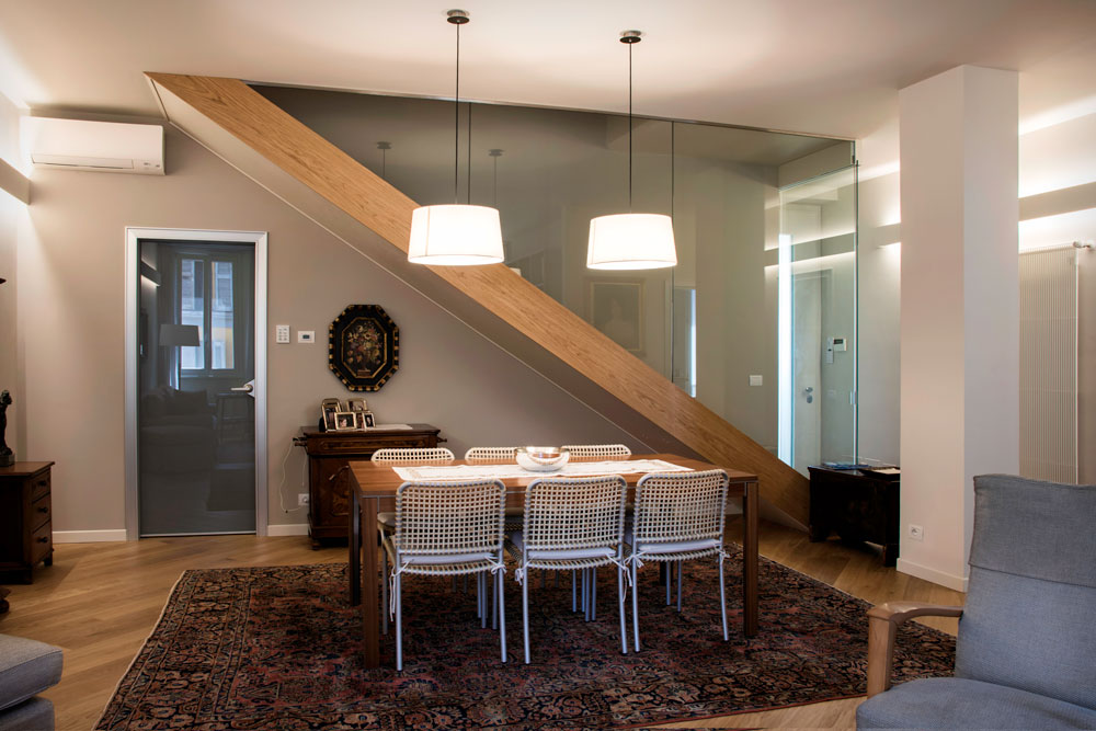 Scala- legno vetro - Gori