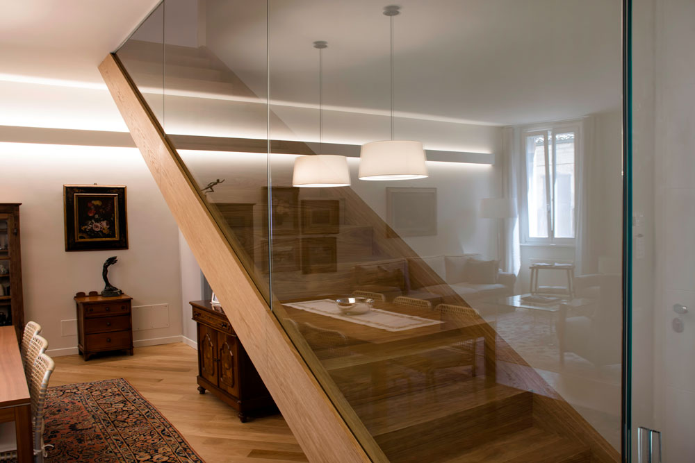 Scala- legno vetro - Gori